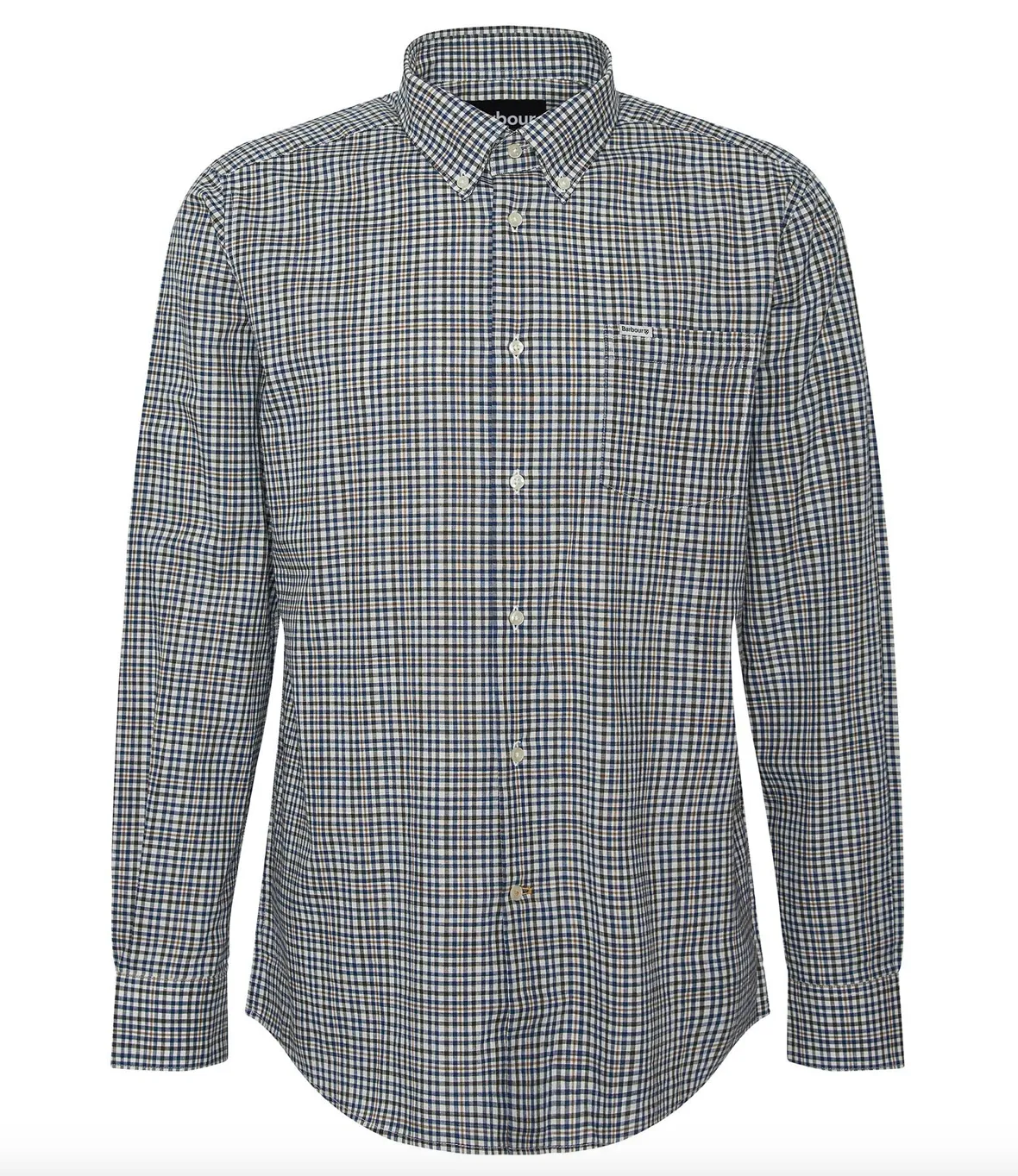 Barbour Durand Shirt Blue/Olive Plaid