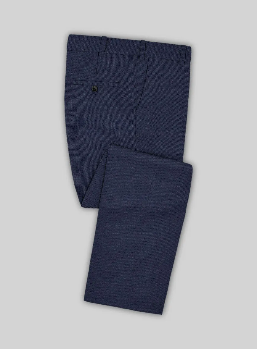 Scabal Tornado Oili Blue Wool Suit